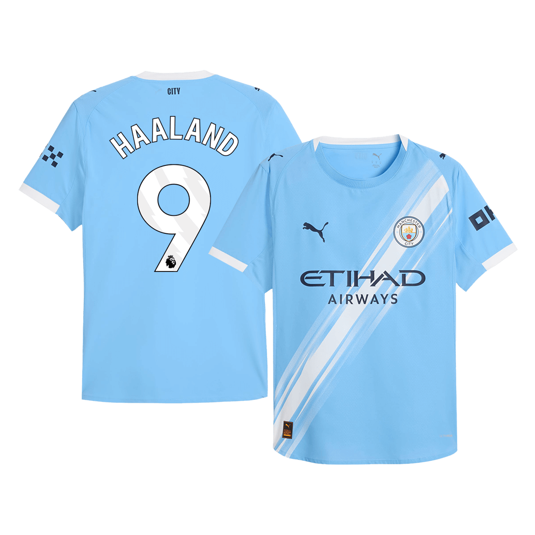HAALAND #9 Manchester City Home Premium Soccer Jersey 2025/26