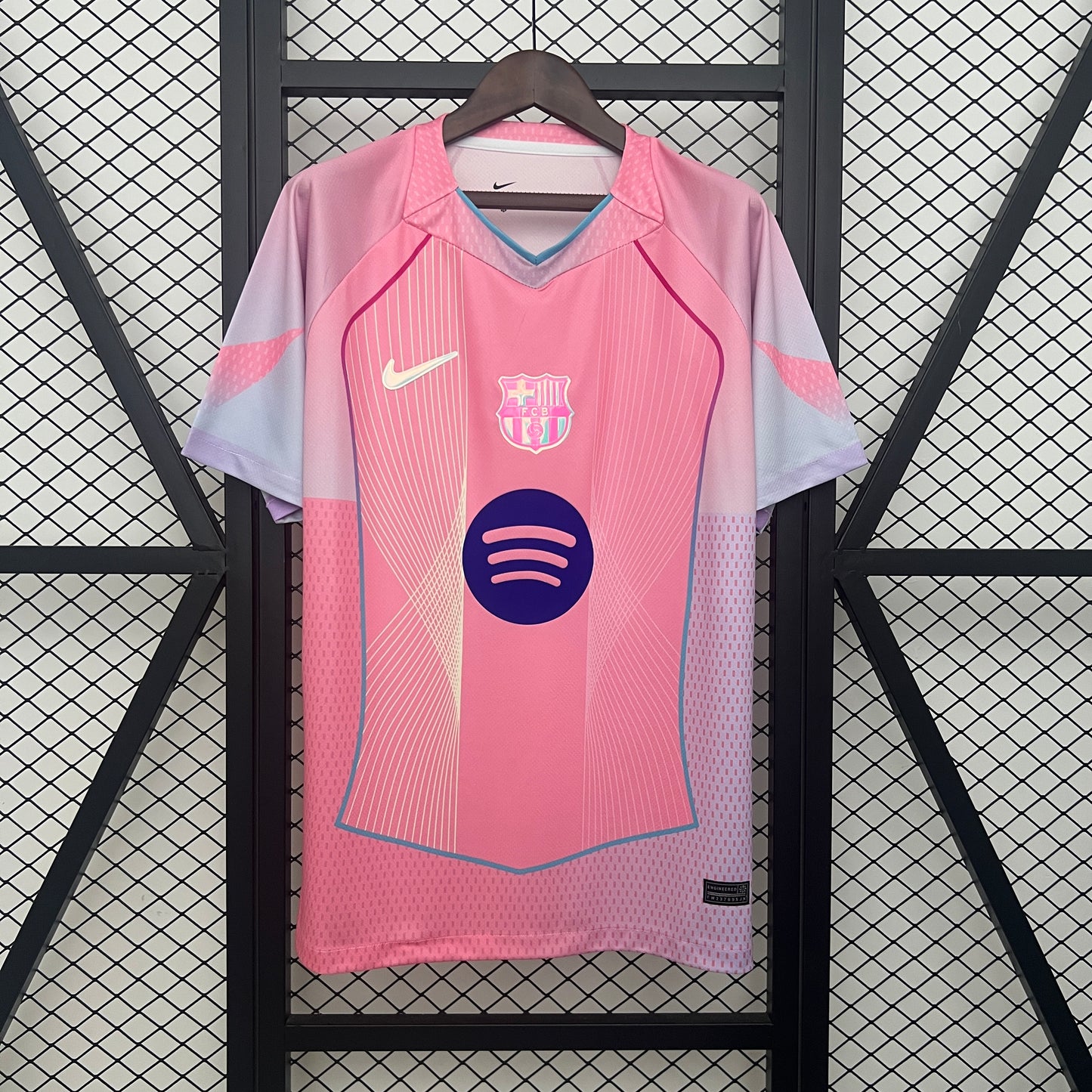 25/26 Barcelona Special Edition Pink soccer Fan Jersey