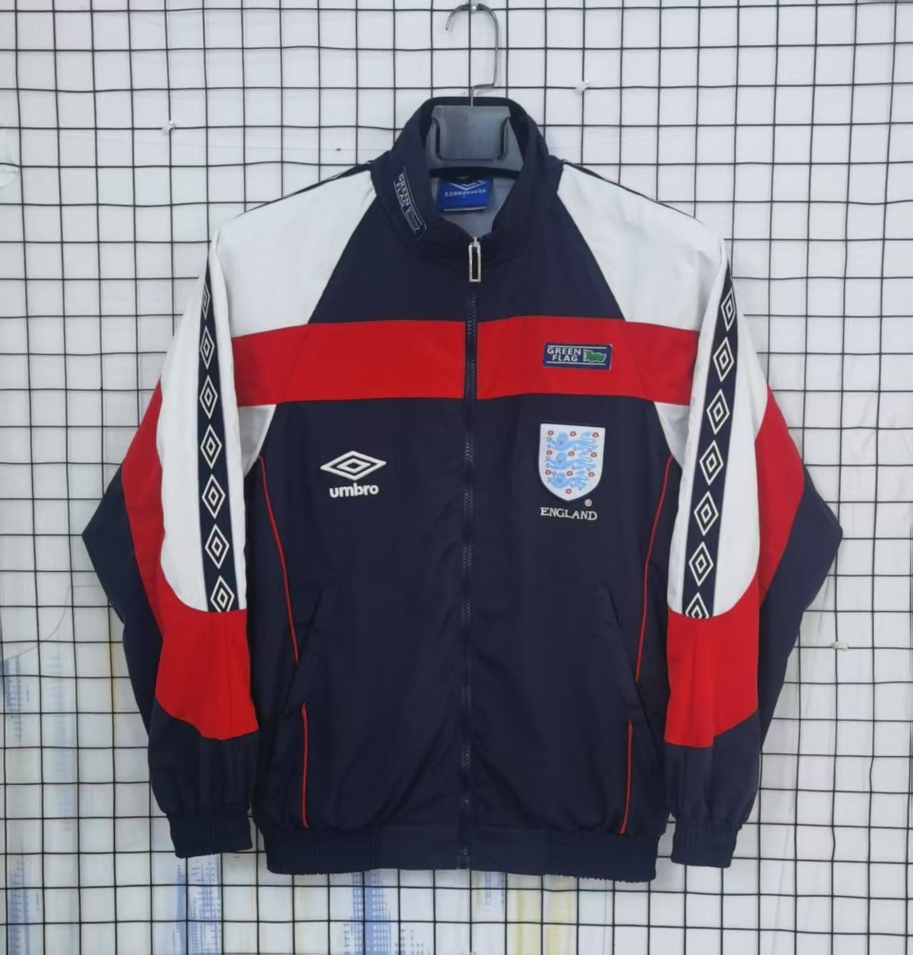 England 1998 Retro World Cup Windbreaker