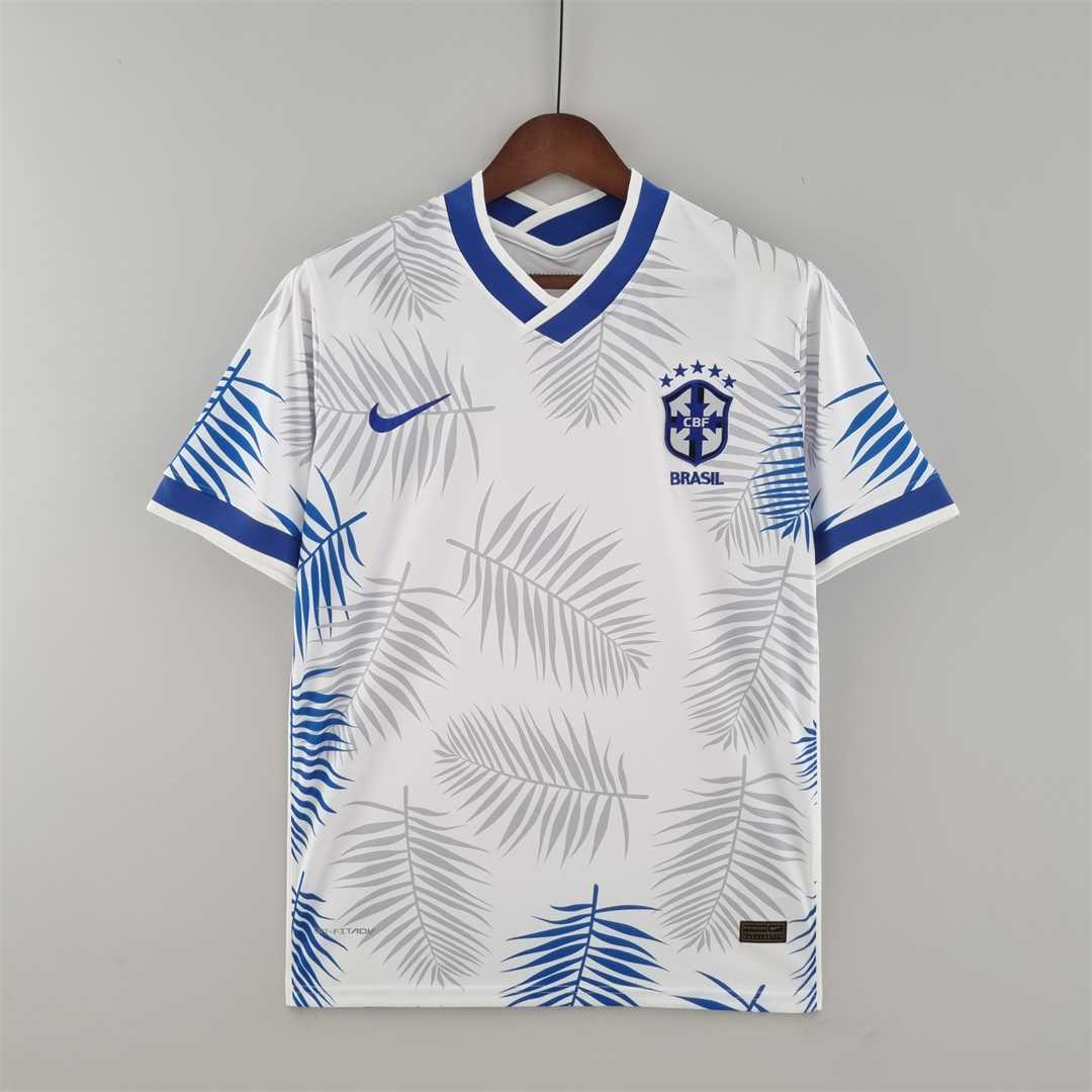 2022 World Cup Brazil classic white Soccer Fan Jersey