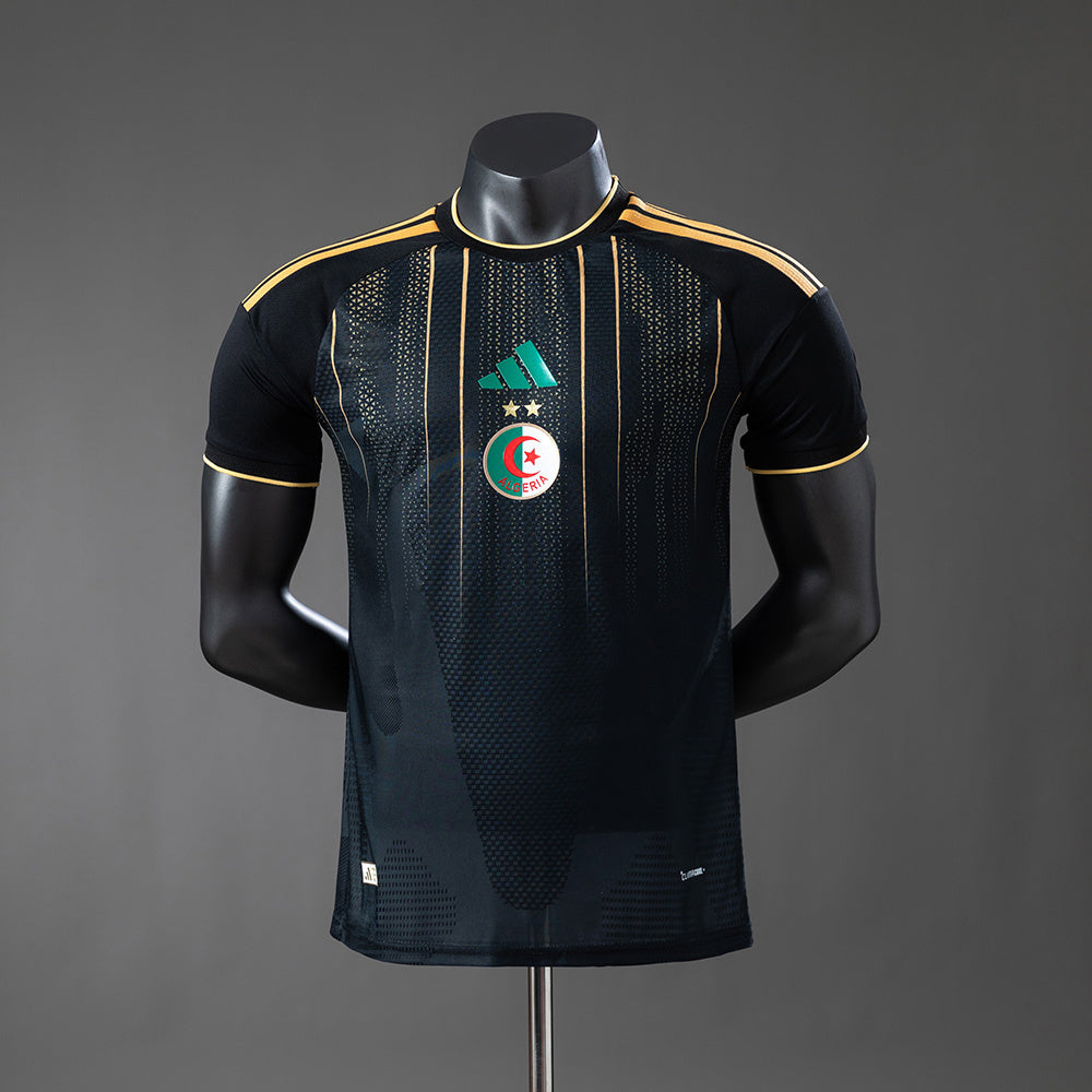 Algeria 2026 Soccer Jersey Stadium Jersey Black