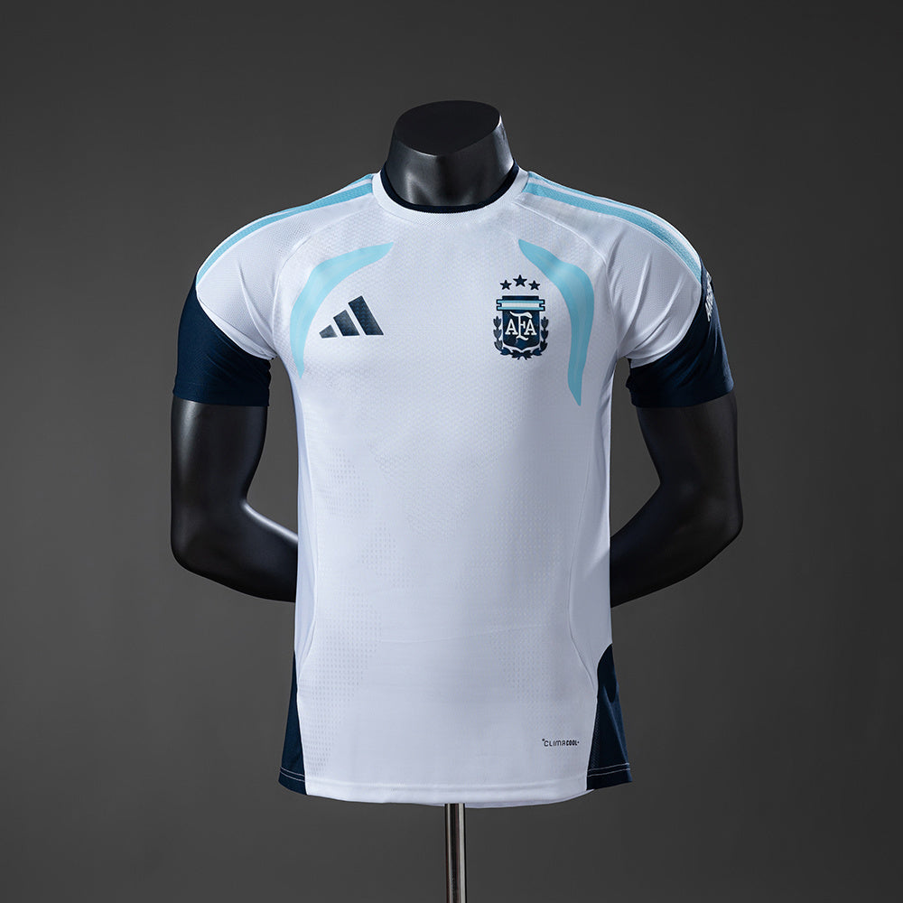 Argentina 2026 World Cup Training Soccer Jersey Stadium Jersey White