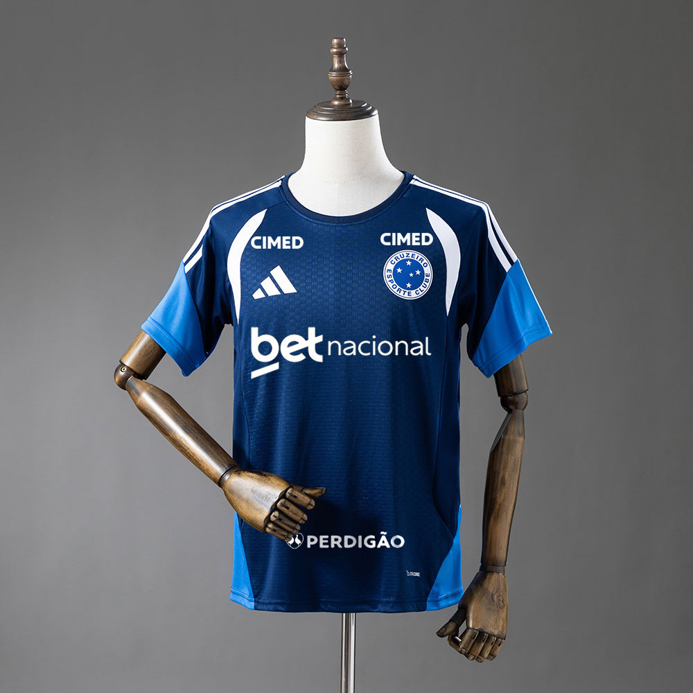 Cruzeiro 2026/27 All sponsors Training Soccer Jersey Blue