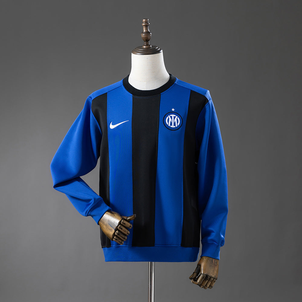 Inter 2025/26 Long Sleeve SweatMen-s shirt Hoodie Black