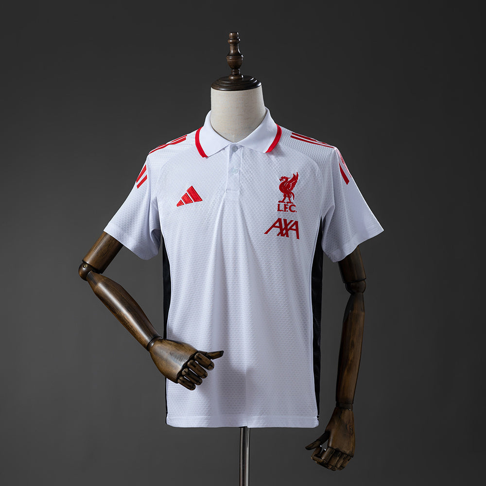 Liverpool 2025/26 POLO Shirt White