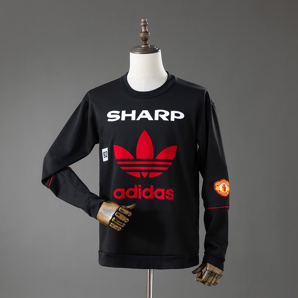 Manchester United Bringback 90/92 Sweatshirt - Black