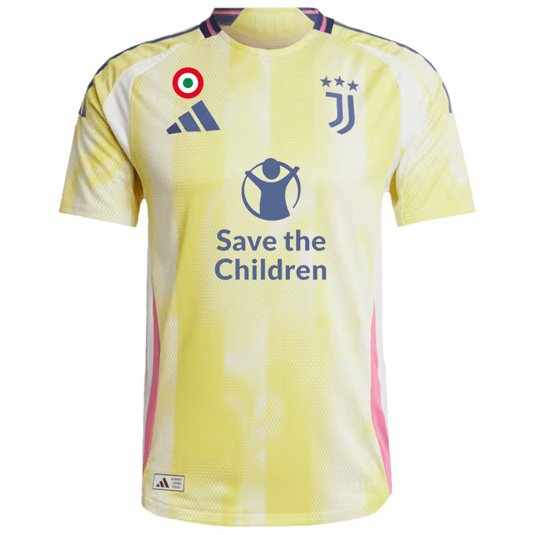 Juventus Away Save Children Sponsor Match Jersey Stadium Jersey 2024/25