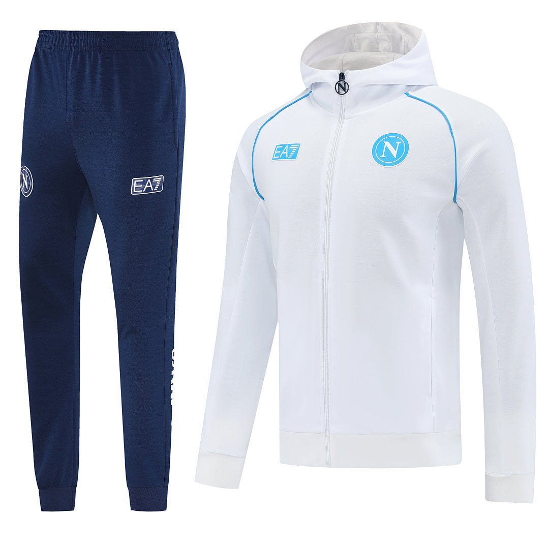Napoli 2025/26 white hoodie jacket tracksuit