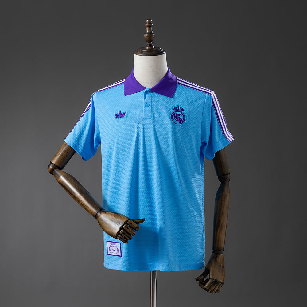 Real Madrid 2025/26 POLO Shirt Blue