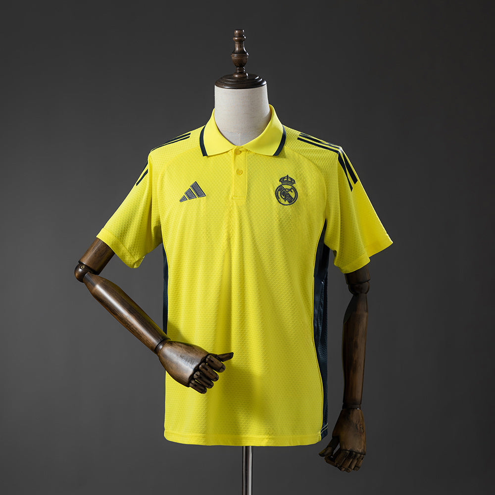 Real Madrid 2025/26 POLO Shirt Yellow