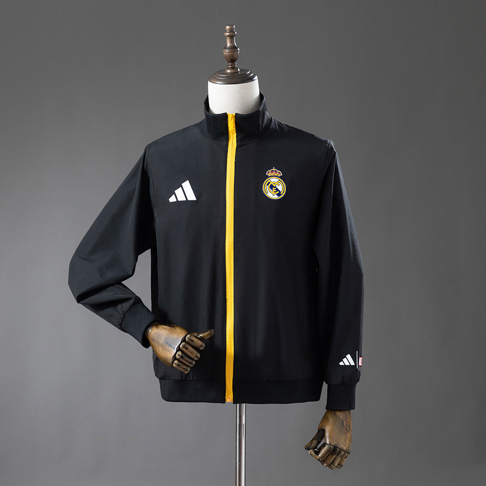 Real Madrid 2025/26 Windbreaker Black