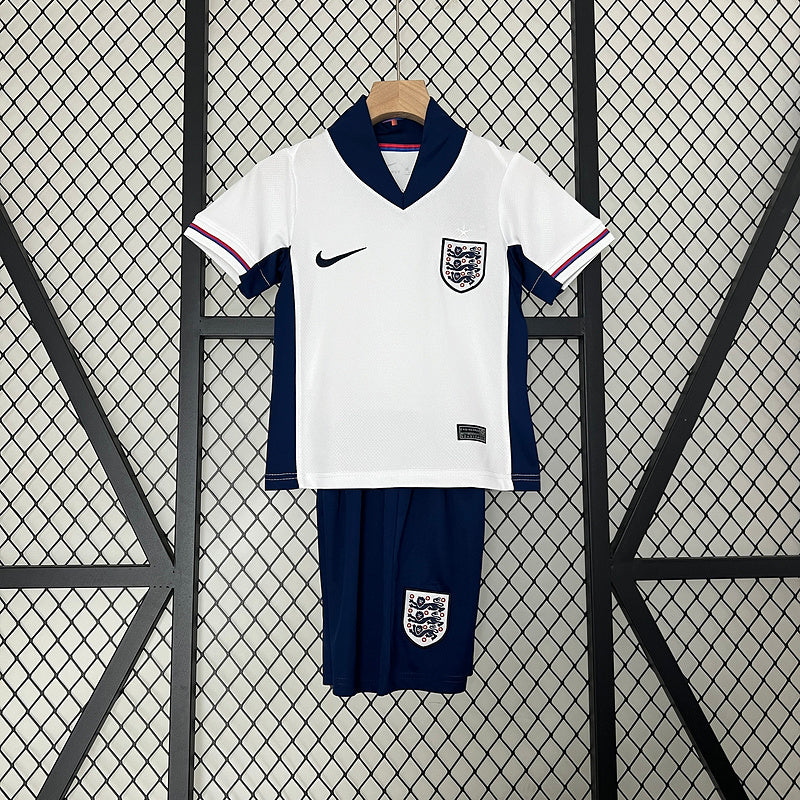 2024 England Home White Kids Fan Jersey