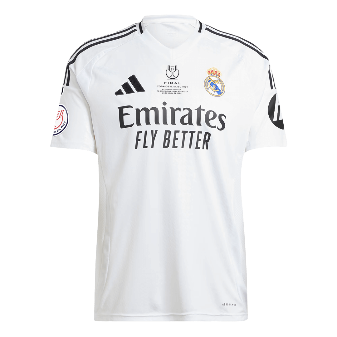 Real Madrid Home Soccer Jersey 2024/25 Copa del Rey Final