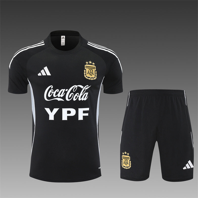 2025 Argentina black Training Fan Jersey