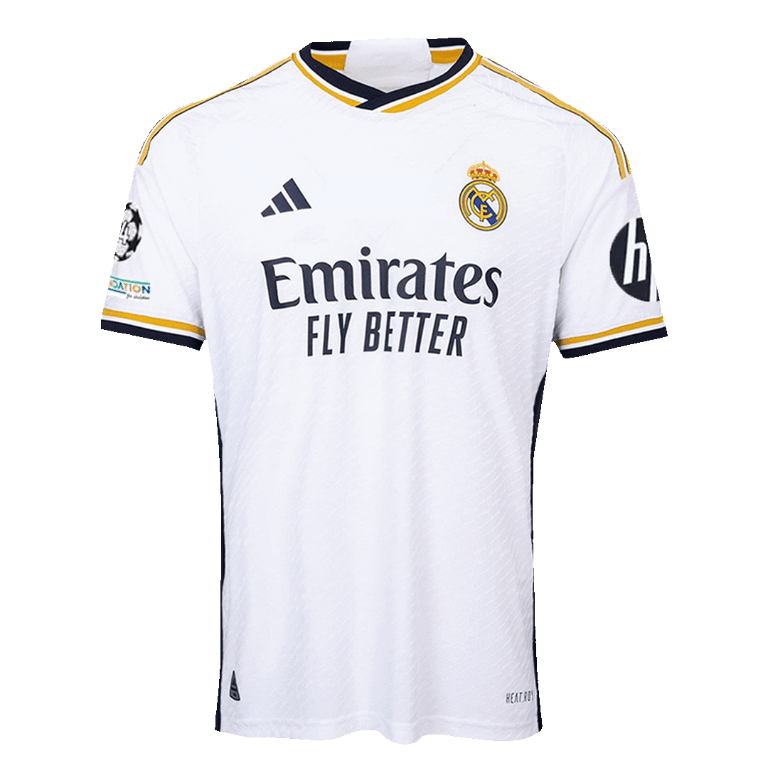 Real Madrid Home Premium Soccer Jersey 2023/24 UCL