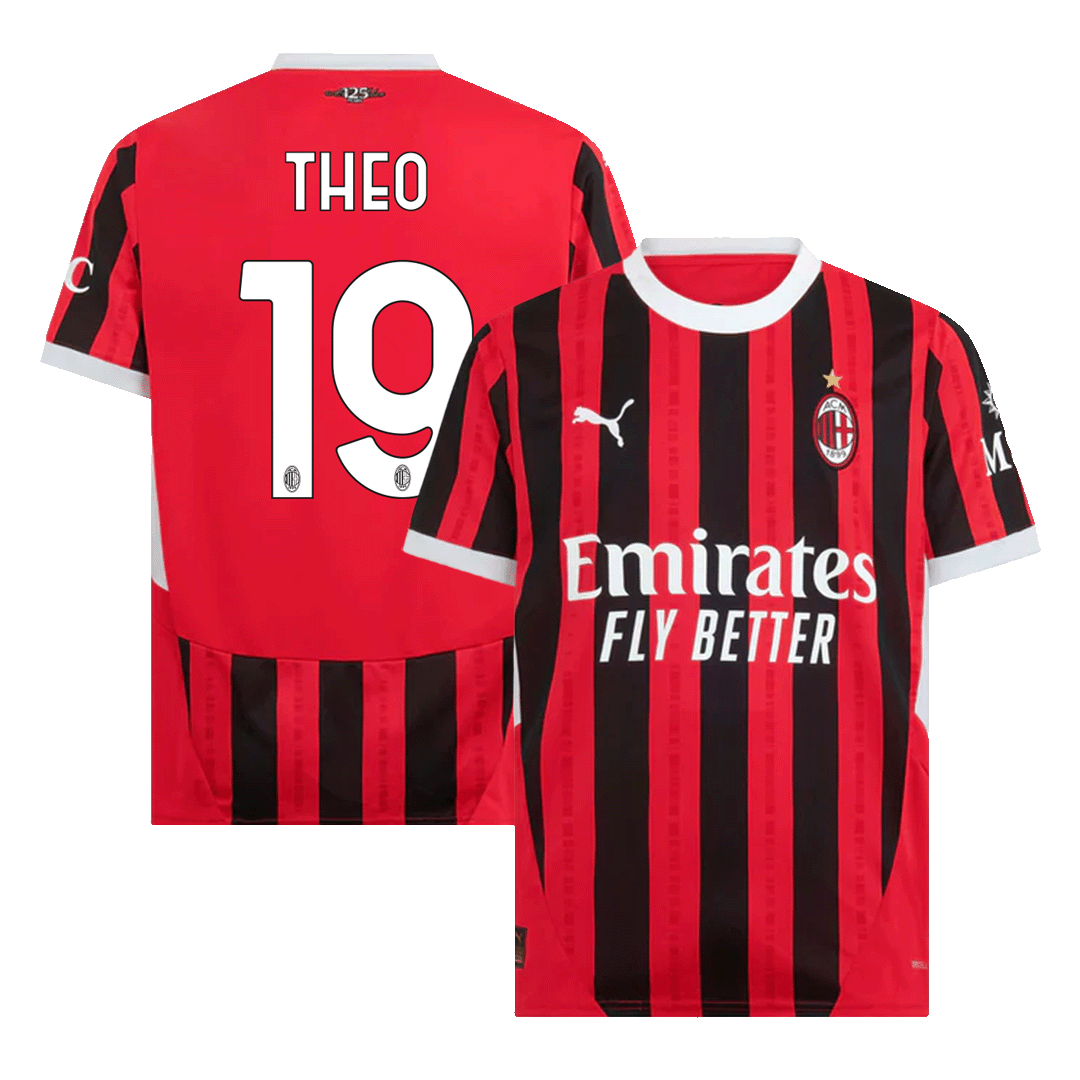 THEO #19 AC Milan Home Soccer Jersey 2024