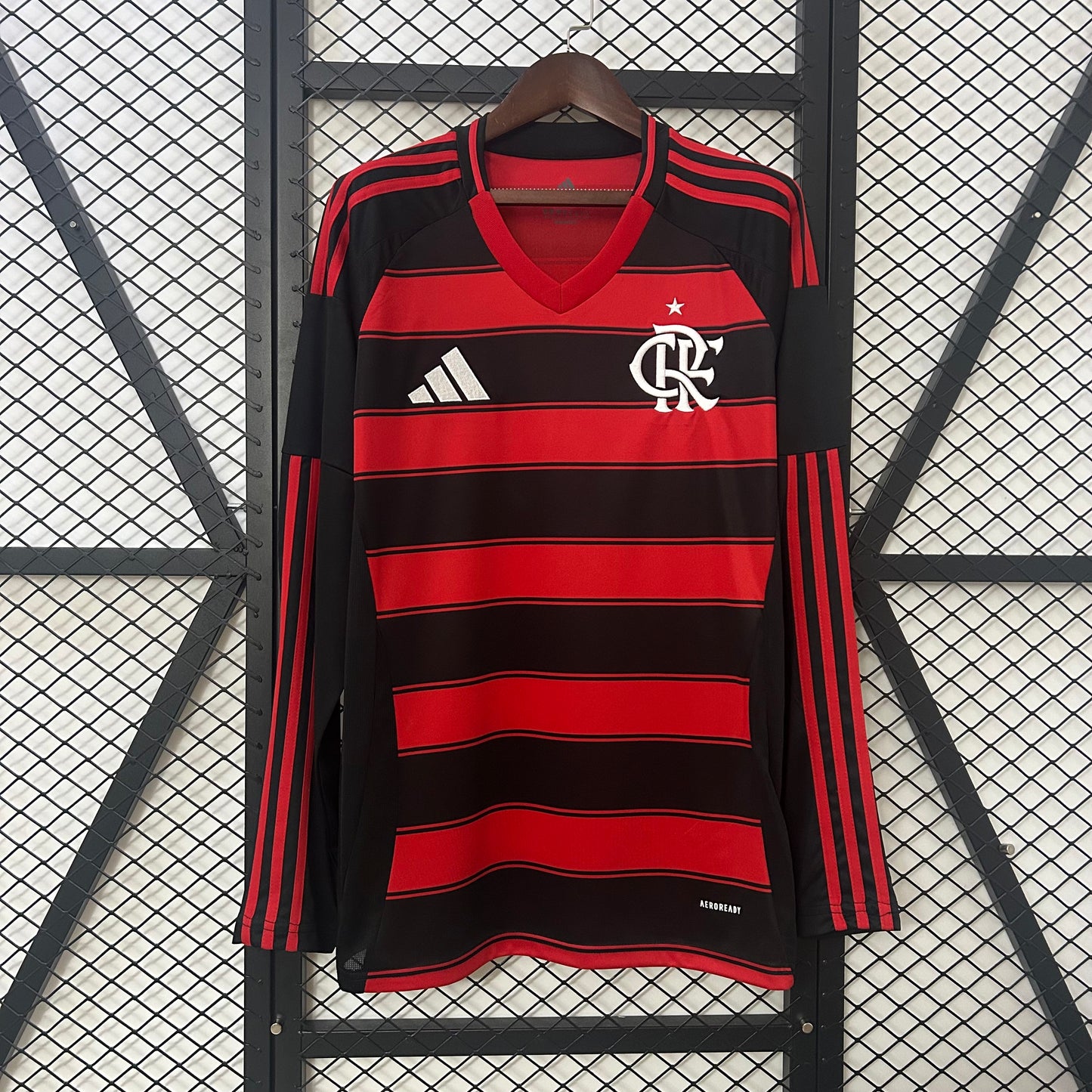 25/26 Flamengo Home Long Sleeve Soccer Fan Jersey