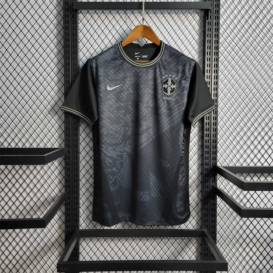2022 World Cup Brazil black Soccer Fan Jersey