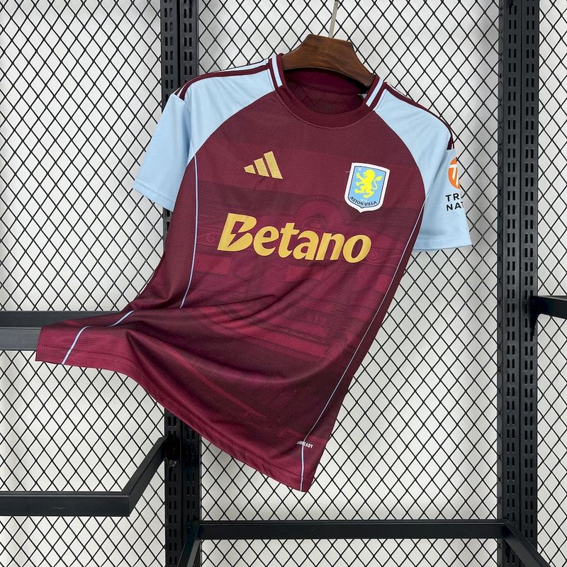 25/26 Aston Villa home soccer Fan Jersey