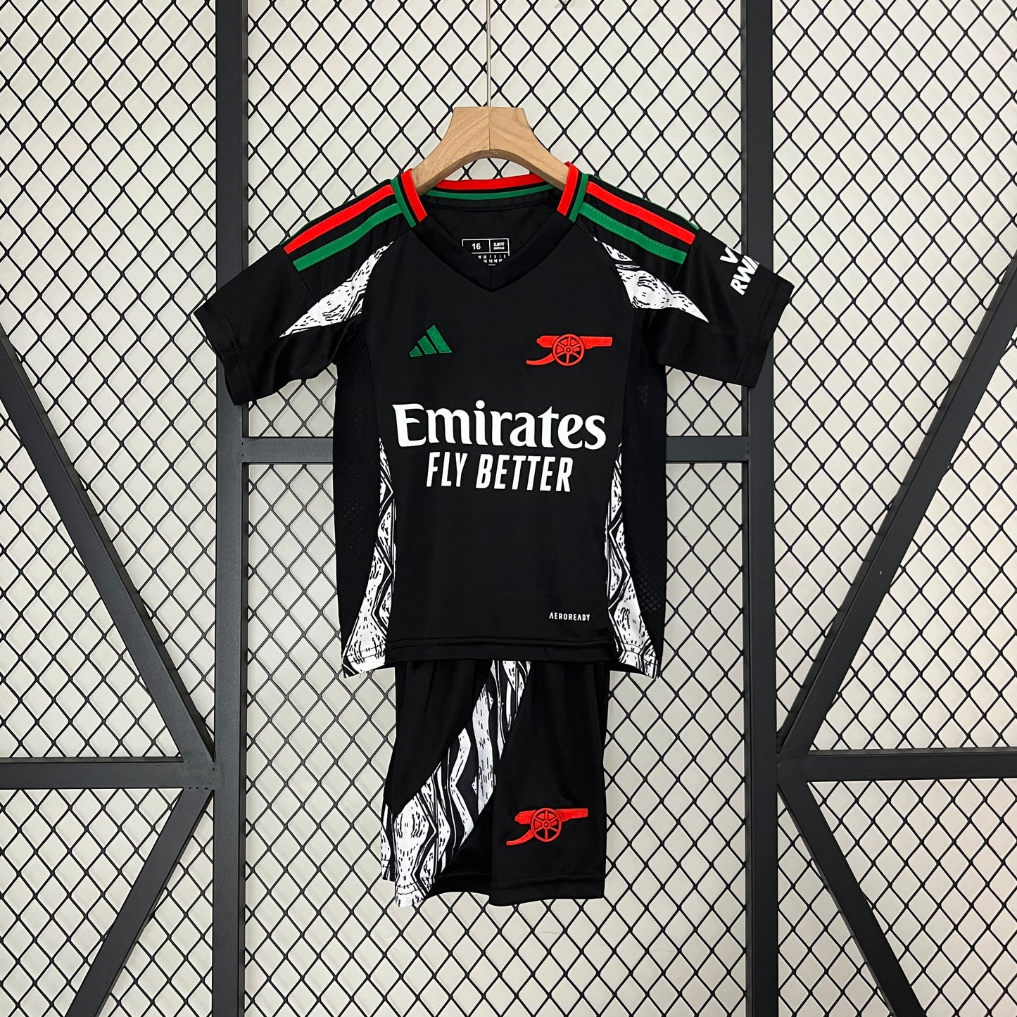 24/25 Arsenal Away black Kids Fan Jersey