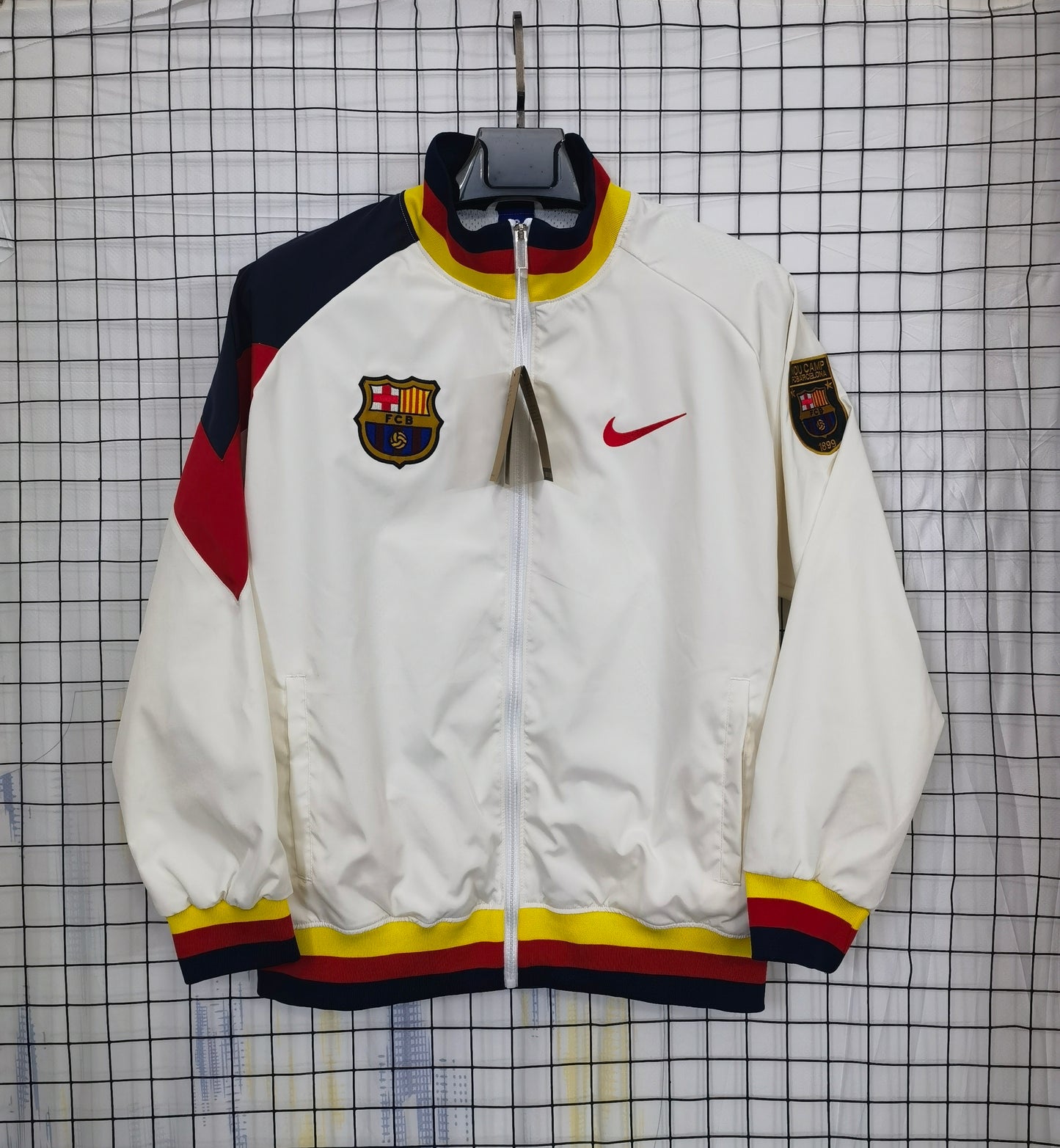 FC Barcelona Windbreaker White