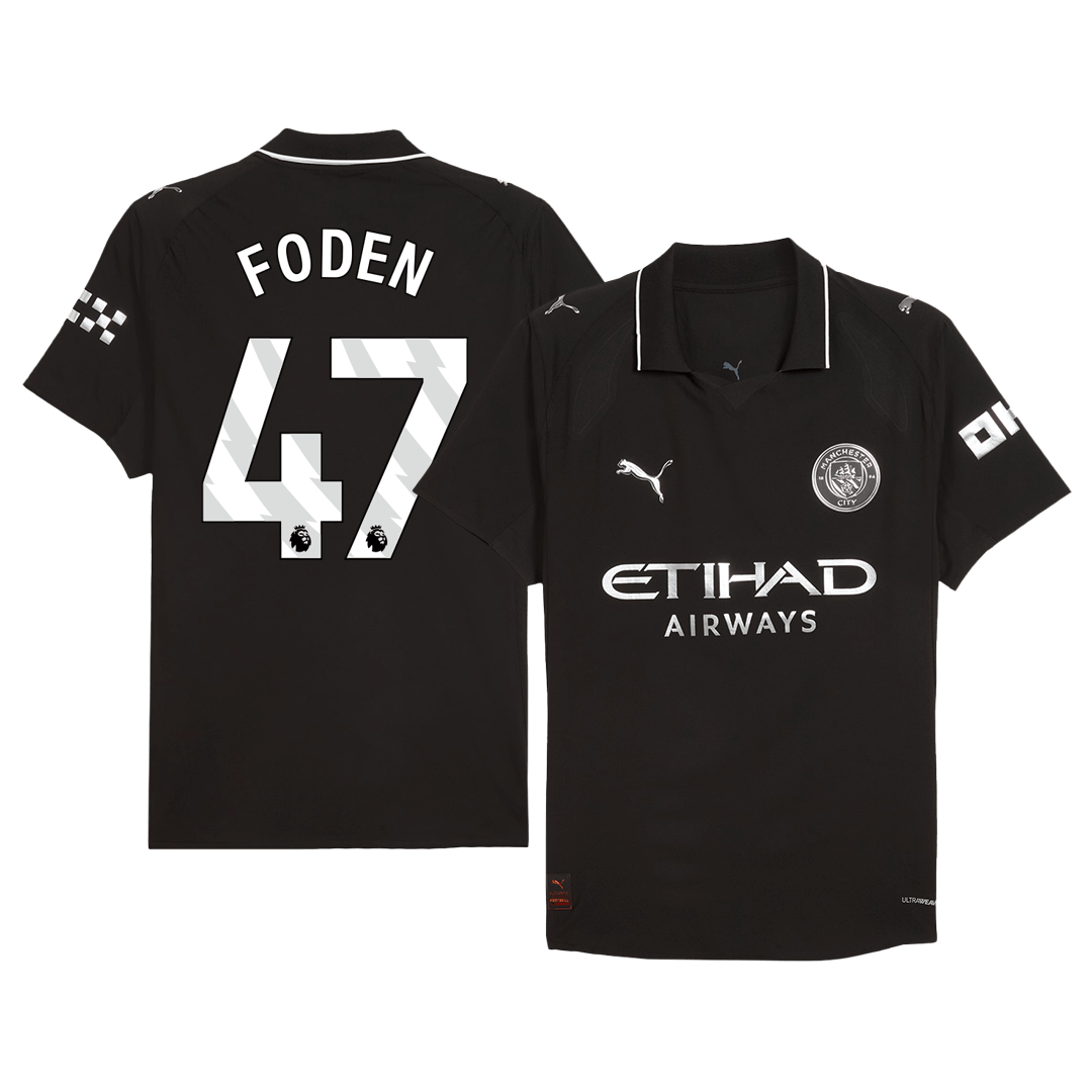 FODEN #47 Manchester City Away Premium Soccer Jersey 2025/26