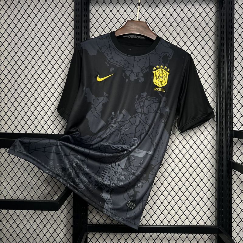 2024 Brazil Black Special Edition Fan Jersey