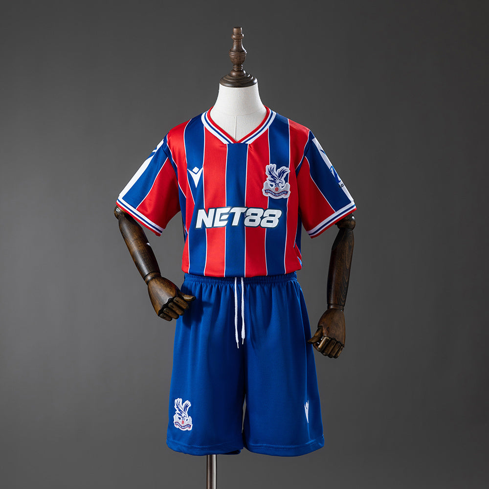 Crystal Palace 25/26 Home Kids Kit Fan Jersey