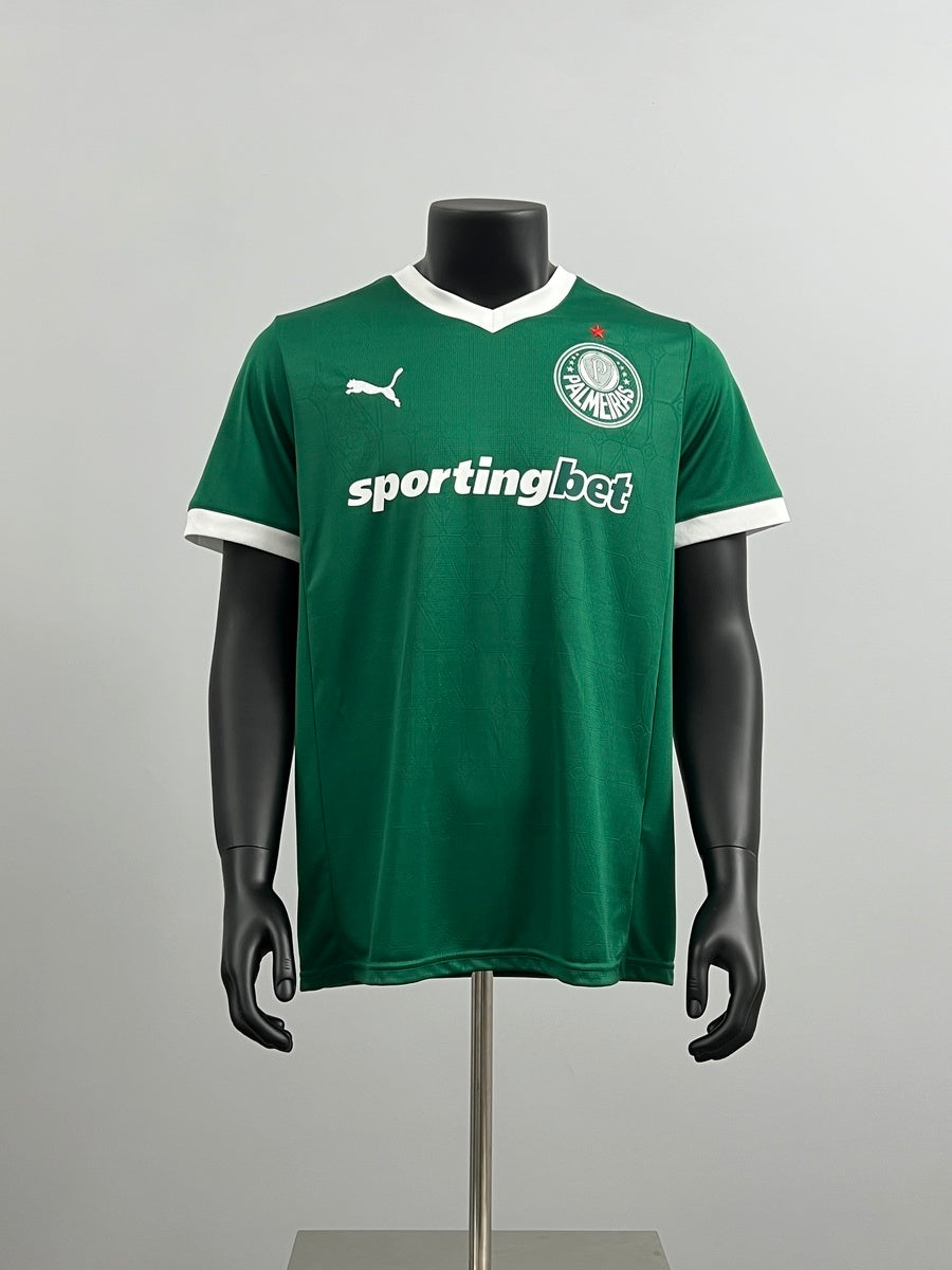 25/26 Palmeiras home All Sponsors green soccer Fan Jersey