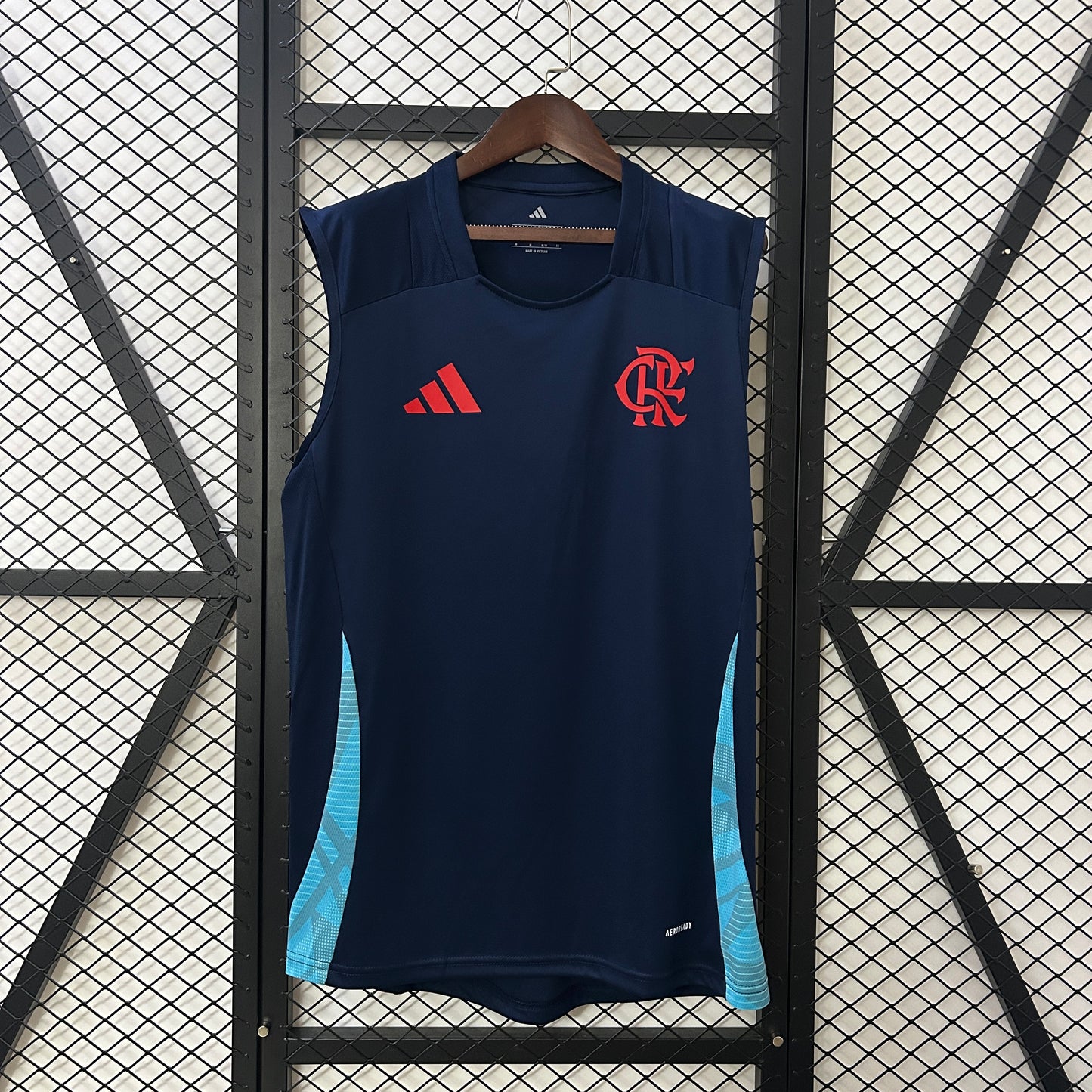 25/26 Flamengo training suit Blue vest Sleeveless football Fan Jersey