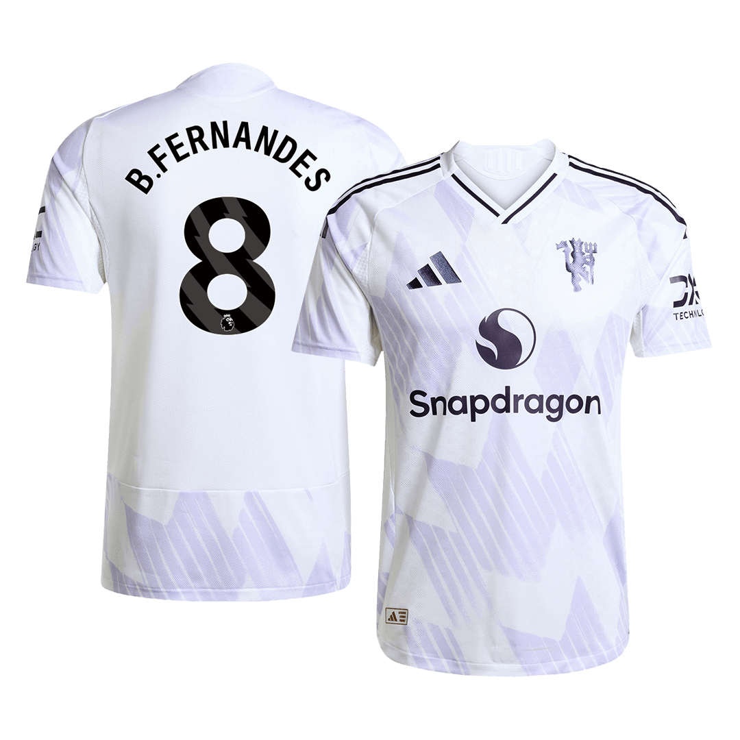 B.FERNANDES #8 Manchester United Away Premium Soccer Jersey 2025/26