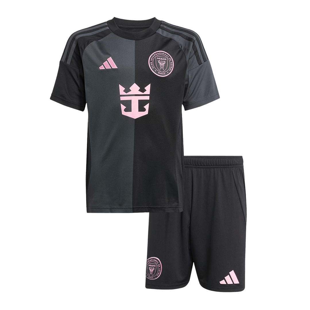Kid-s Inter Miami CF Away Soccer Jersey Kit(Jersey+Shorts) 2025
