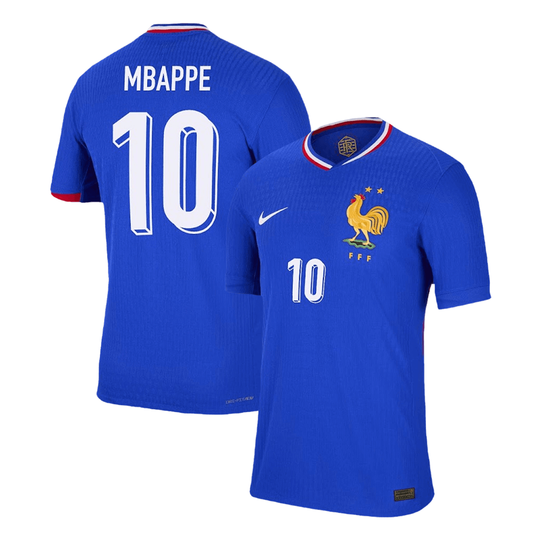 MBAPPE #10 France Home Premium Soccer Jersey EURO 2024