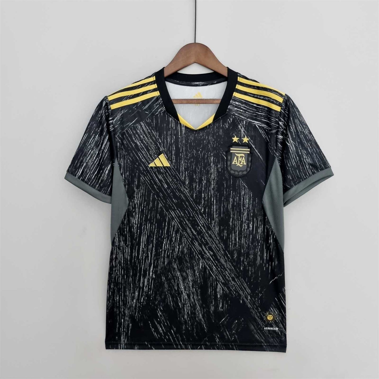 2022 World Cup Argentina Commemorative Edition Black Fan Jersey