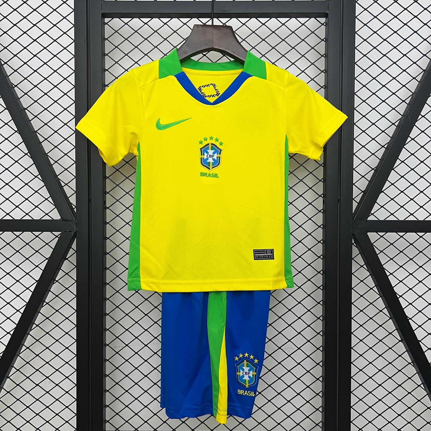 2025 Brazil home Kids Fan Jersey
