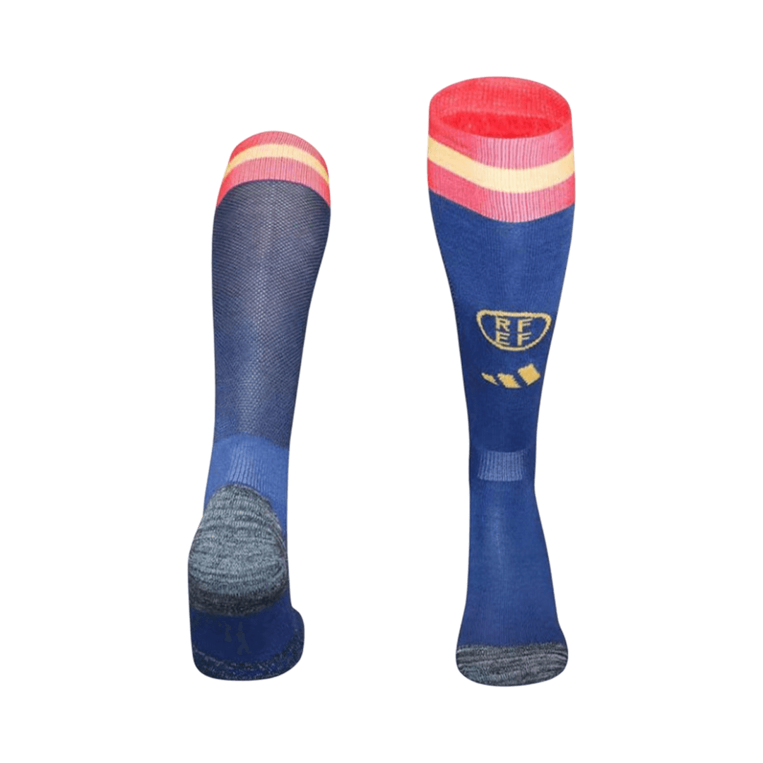 Spain Home Soccer Socks 2026 World Cup
