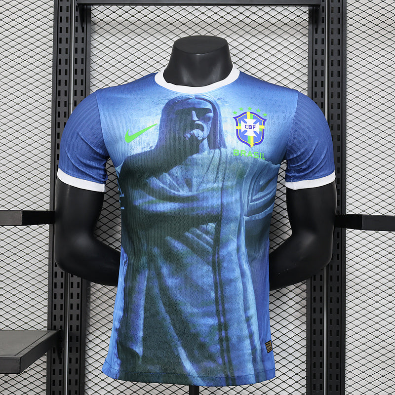 2024 Brazil Blue Special Stadium Jersey
