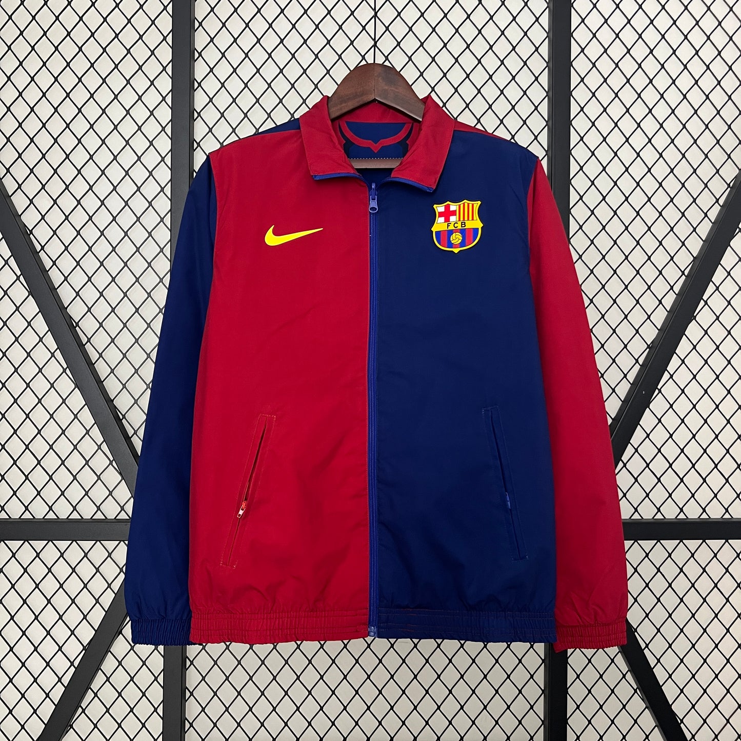 24/25 Barcelona Trench Coat Reversible Windbreaker