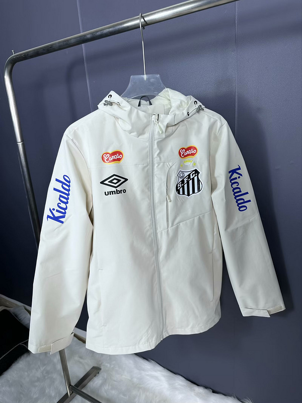 25/26 Santos Windbreaker white