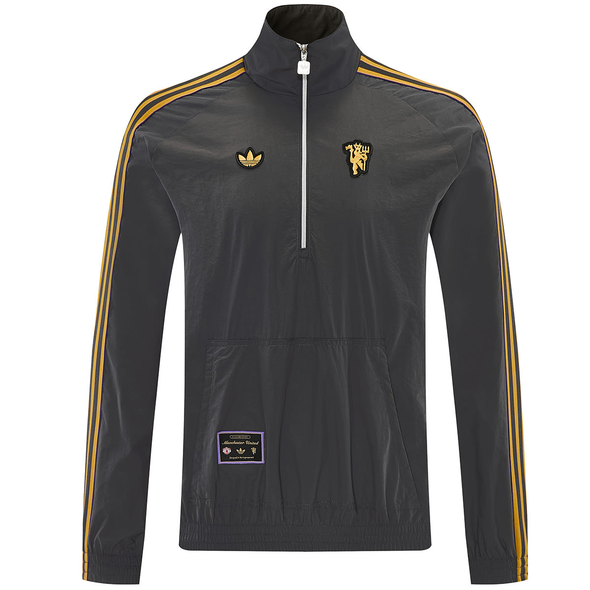 2026 Manchester United Windbreaker Jacket Gray