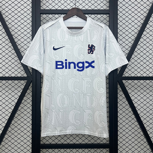 25/26 Chelsea training suit white soccer Fan Jersey