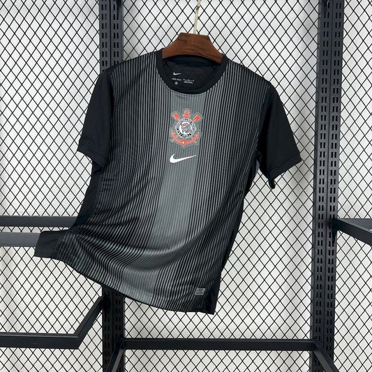 25/26 Corinthians Black Goalkeeper Fan Jersey
