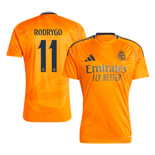 RODRYGO #11 Real Madrid Away Soccer Jersey 2024
