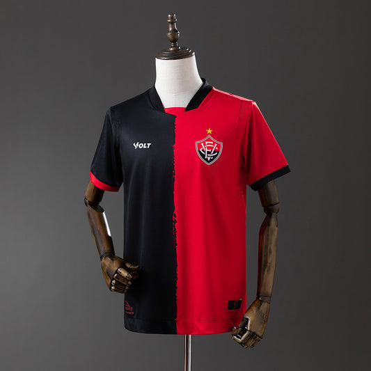 25/26 Vitoria Red and Black Soccer Fan Jersey