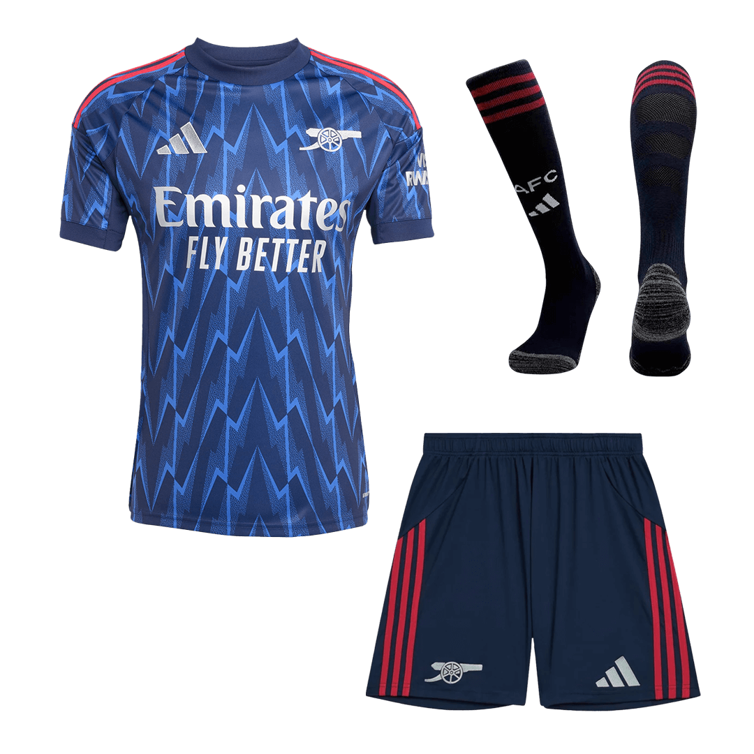 Arsenal Away Jerseys Full Kit 2025/26