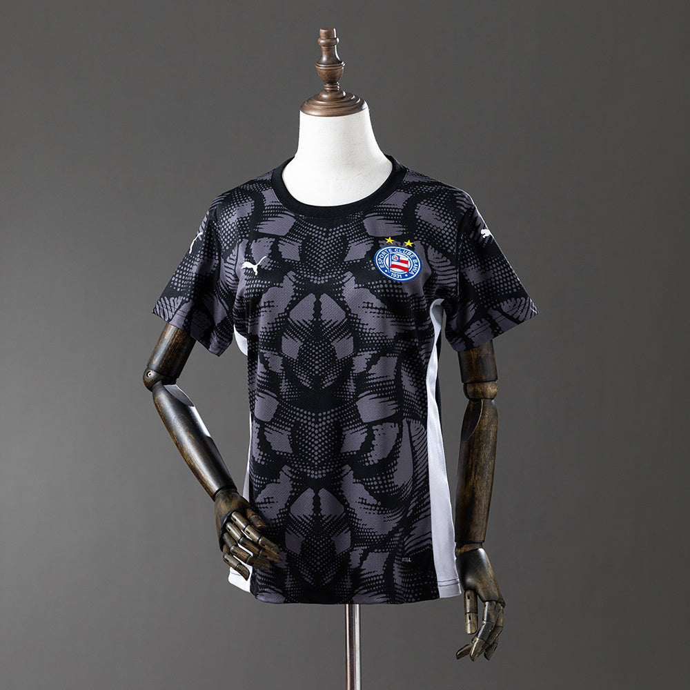 25/26 Bahia Goalkeeper Black Women Soccer Fan Jersey