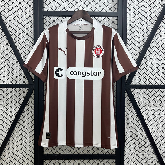 25/26 St. Pauli Home brown soccer Fan Jersey