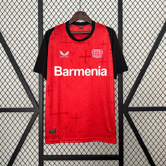 24/25 Leverkusen Home Soccer Fan Jersey
