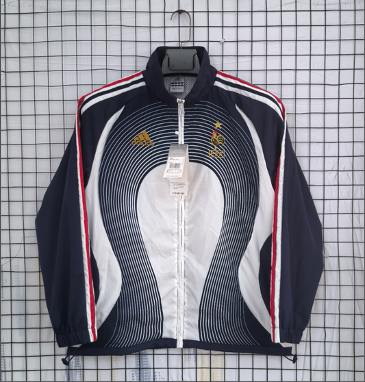 France 2006 Retro World Cup Windbreaker Blue