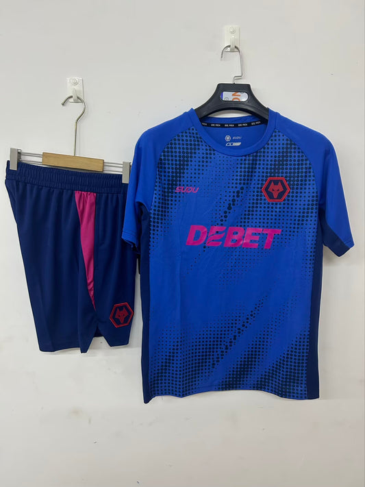 25/26 Manchester United Blue training Fan Jersey